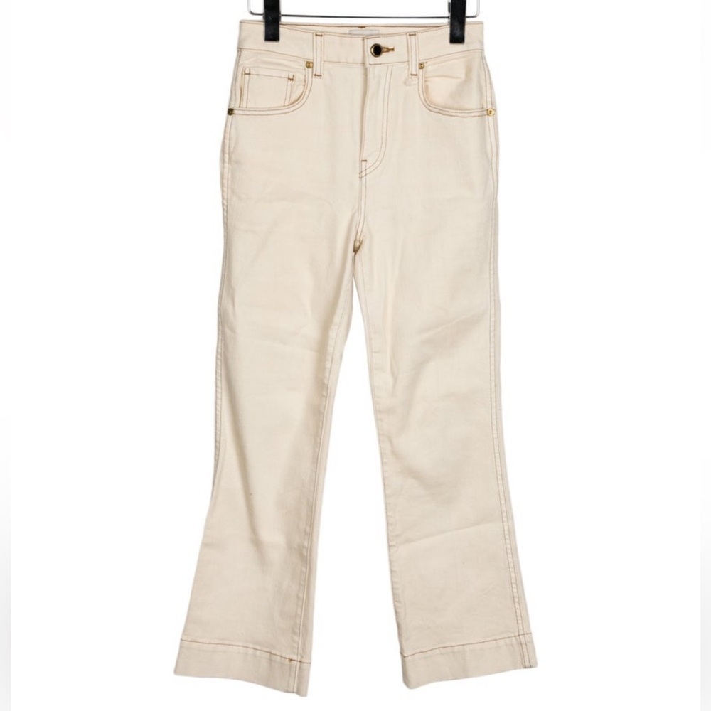 KHAITE Wendell Cropped Wide Leg Jean